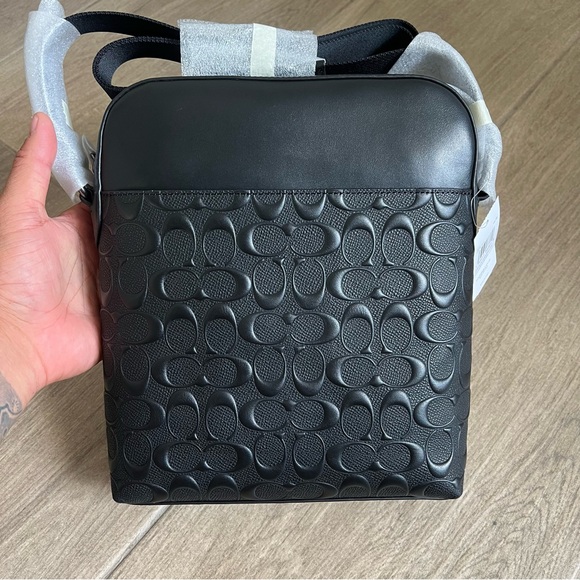 Coach Houston Flight Bag In Signature Leather - Picture 3 of 7